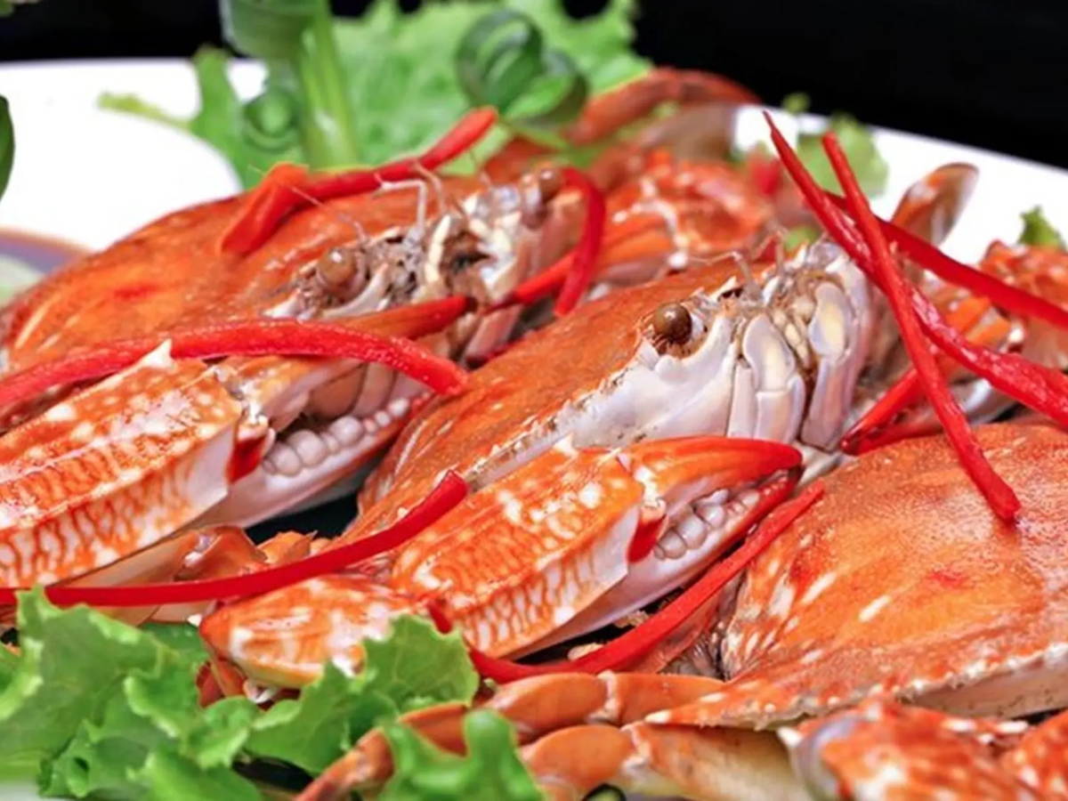 Món ghẹ tươi ngon tại nhà hàng