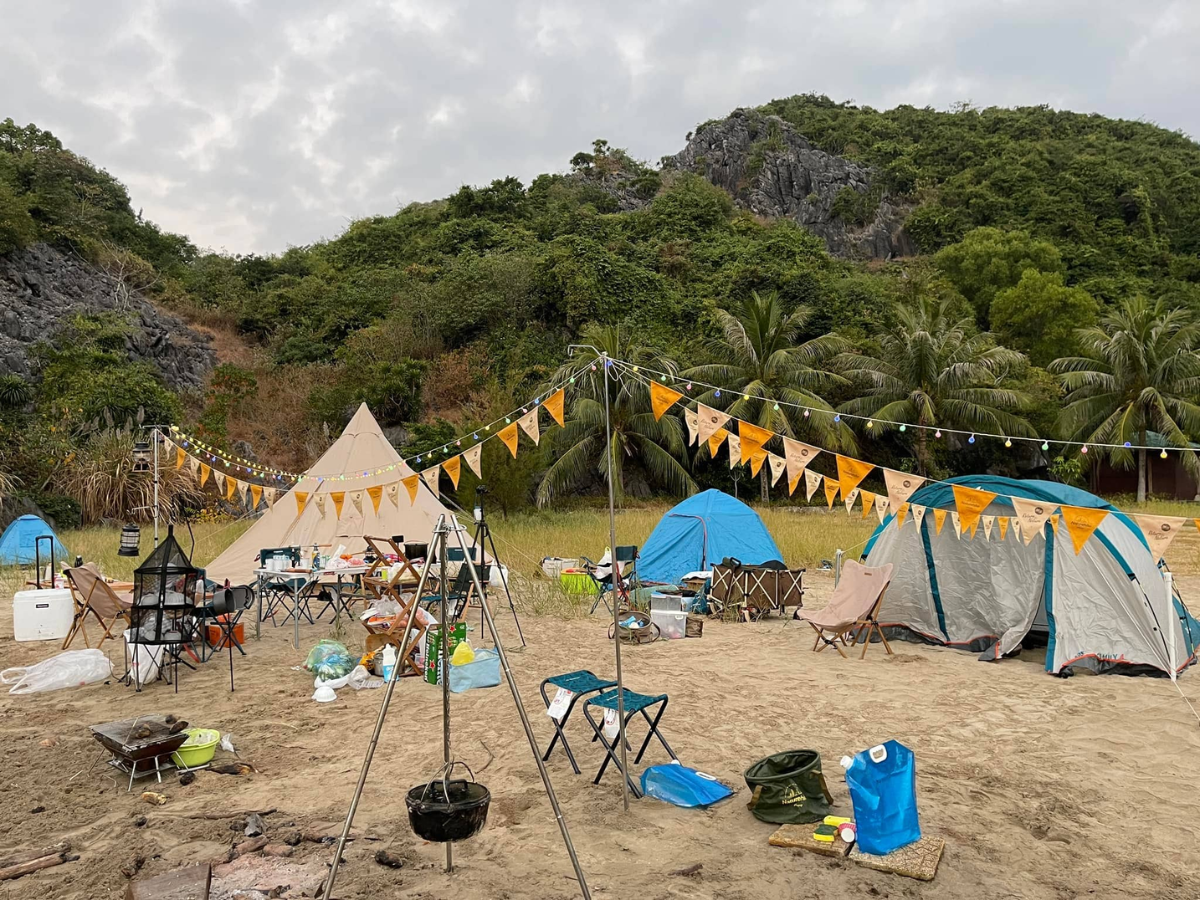 Trải nghiệm cắm trại tại Green Valley Camp Cát Bà