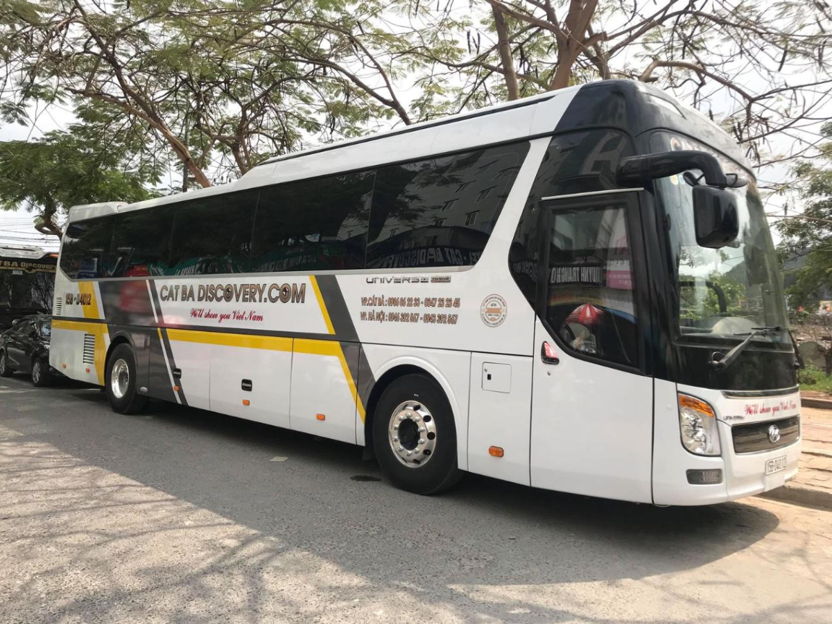 Xe Cat Ba Discovery đi tuyến Ninh Bình - Hải Phòng