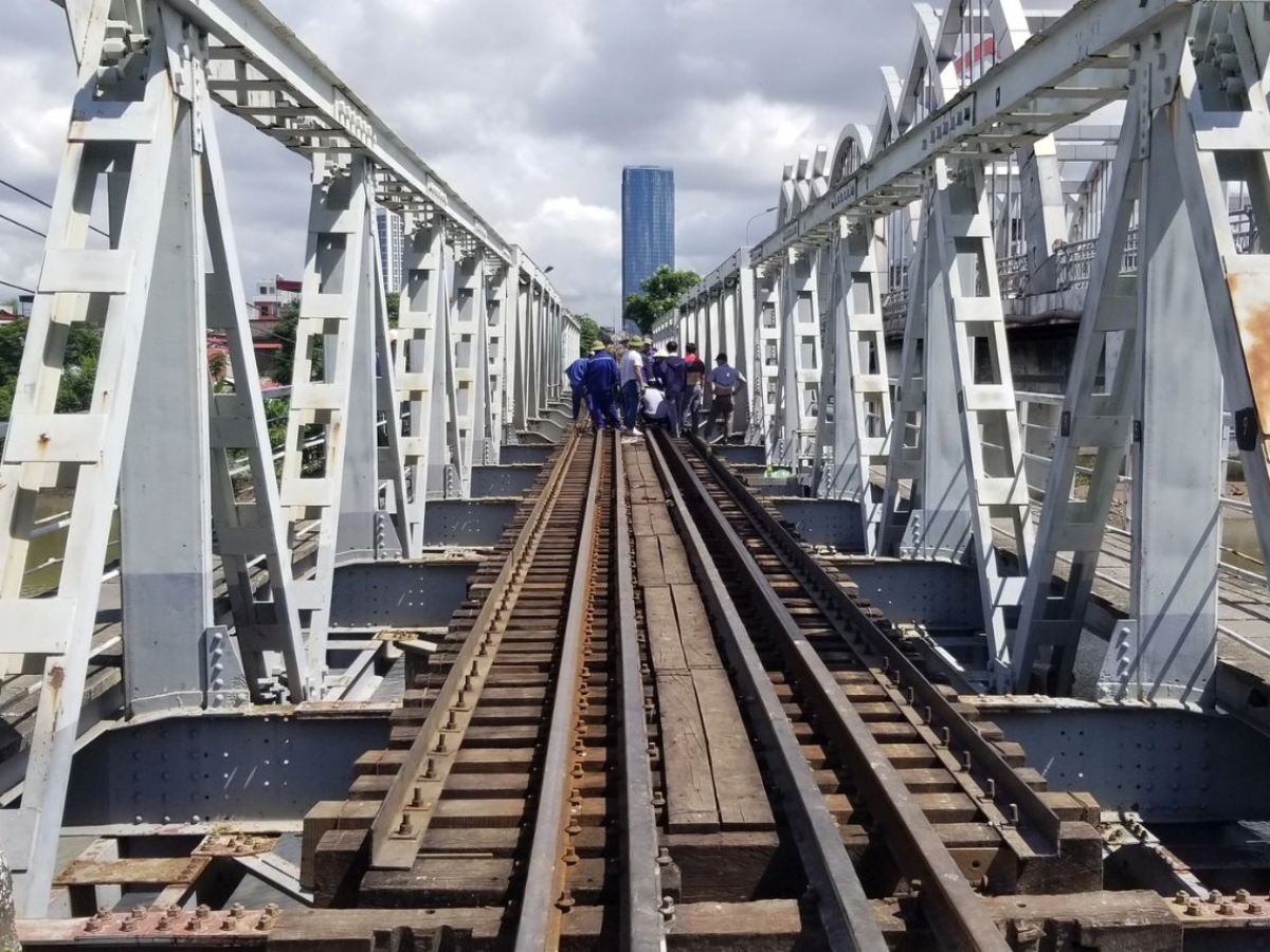 Kết cầu cầu thép nguyên bản được giữ gìn cho tới tận bây giờ