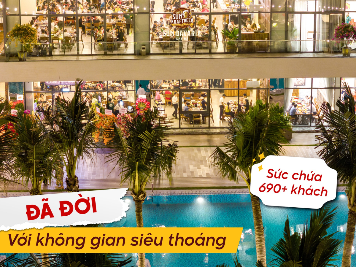 Thiết kế mở với hệ thống kính lớn giúp tận dụng tối đa view biển và ánh sáng tự nhiên