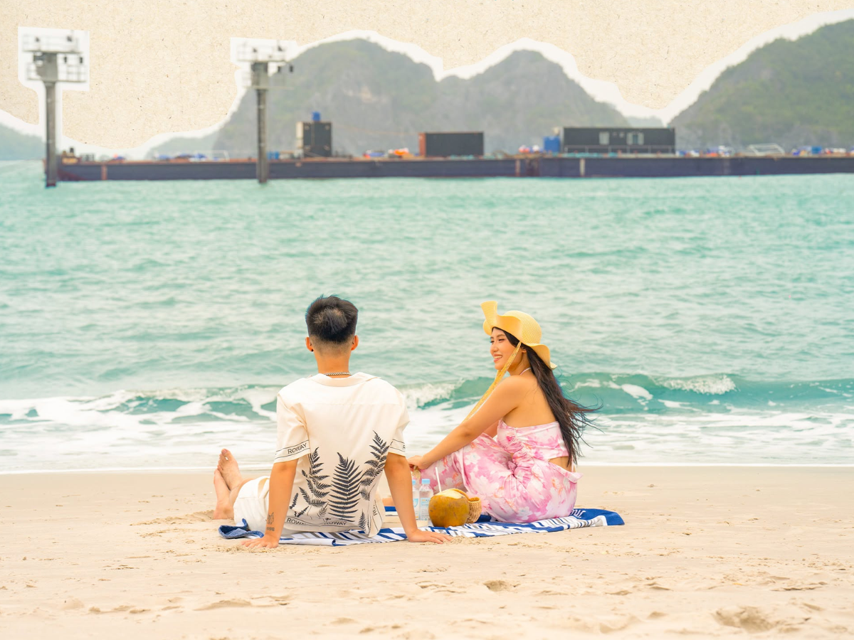 Một chiếc kính râm hoặc nón rộng vành cũng sẽ là phụ kiện giúp bộ ảnh trở nên sinh động hơn