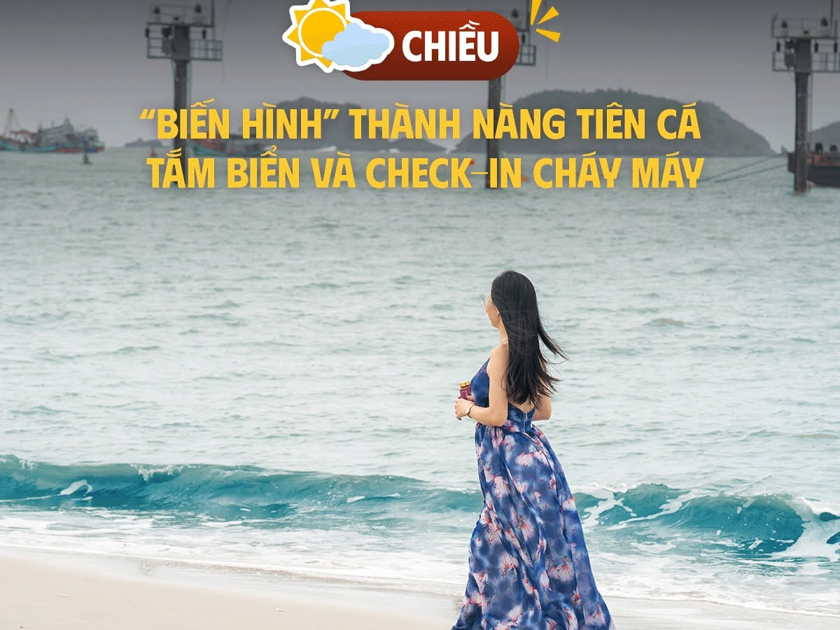 Biển Cát Bà tại khu vực vịnh trung tâm đang trở thành điểm dừng chân mới nhờ không gian rộng, bãi biển sạch