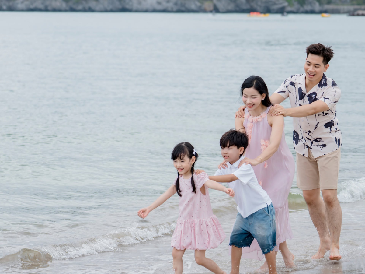 Ánh nắng buổi sáng dịu nhẹ giúp cảnh quan hiện lên trong trẻo, rất thích hợp để check in