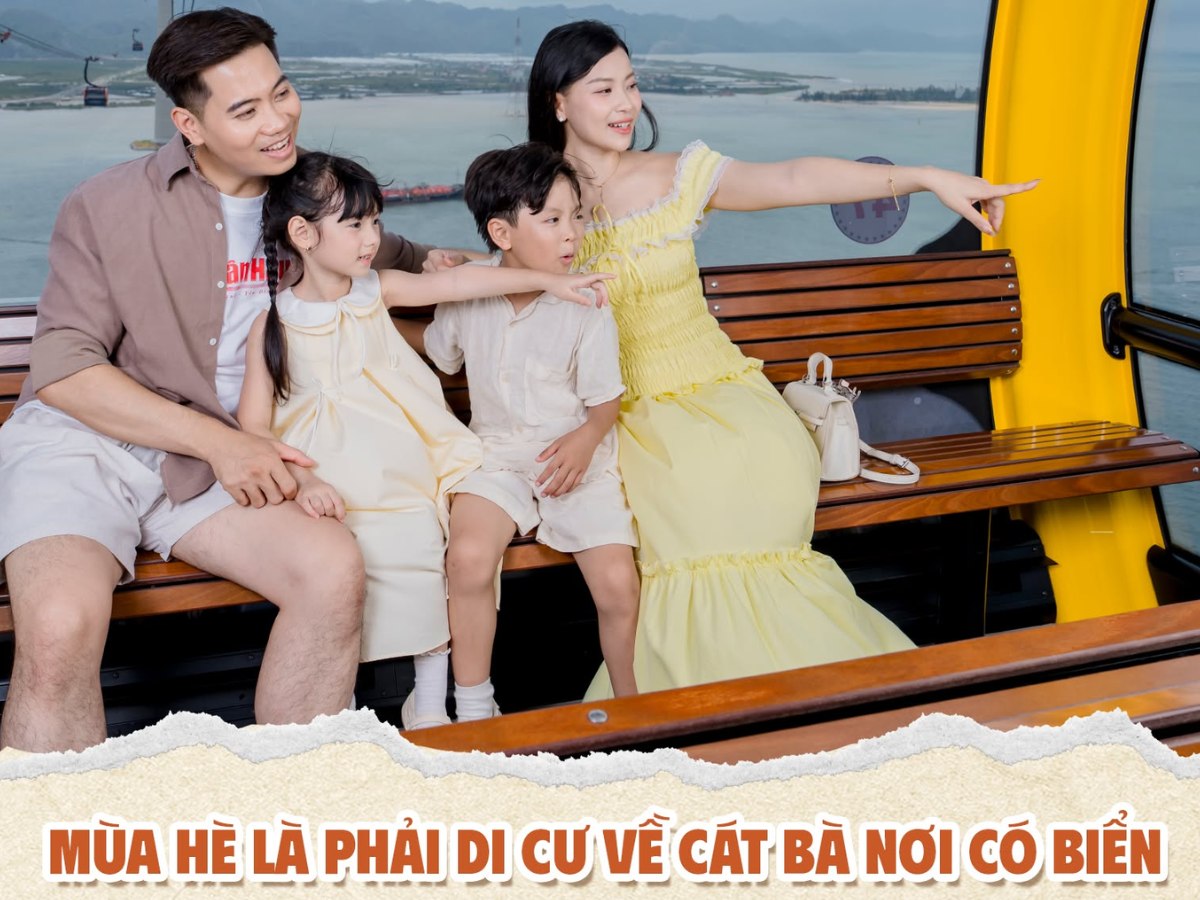 Cáp treo Sun World Cat Ba là trải nghiệm phù hợp với mọi thành viên trong gia đình