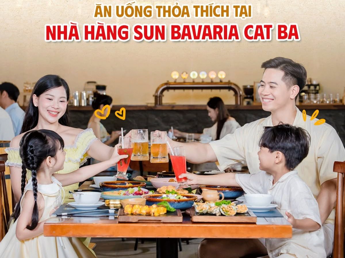 Không gian hướng vịnh, thực đơn đa dạng cùng bia thủ công mang phong cách Bavaria sẽ mang đến trải nghiệm khác biệt