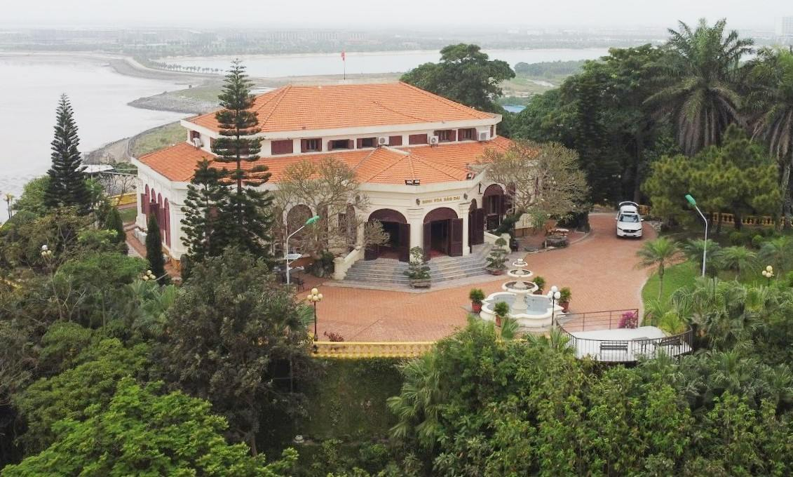 Bao Dai King's Villa on Vung Hill bears distinctive French architectural influences and overlooks the sea in Do Son
