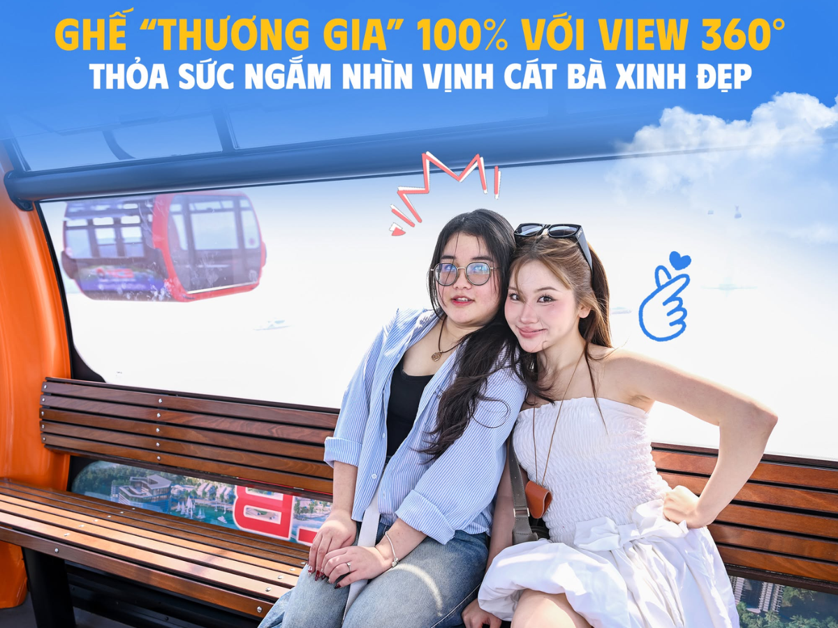 Hành trình cáp treo vượt biển dài gần 4 km, tham quan Vịnh Lan Hạ, khám phá các bãi biển