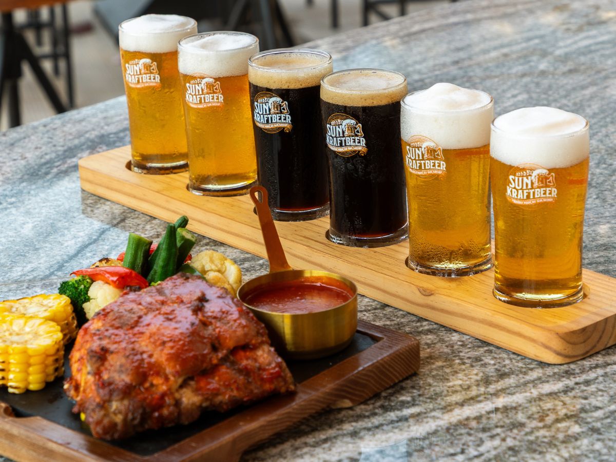 Thưởng thức bia thủ công Sun KraftBeer đi đến Cát Bà
