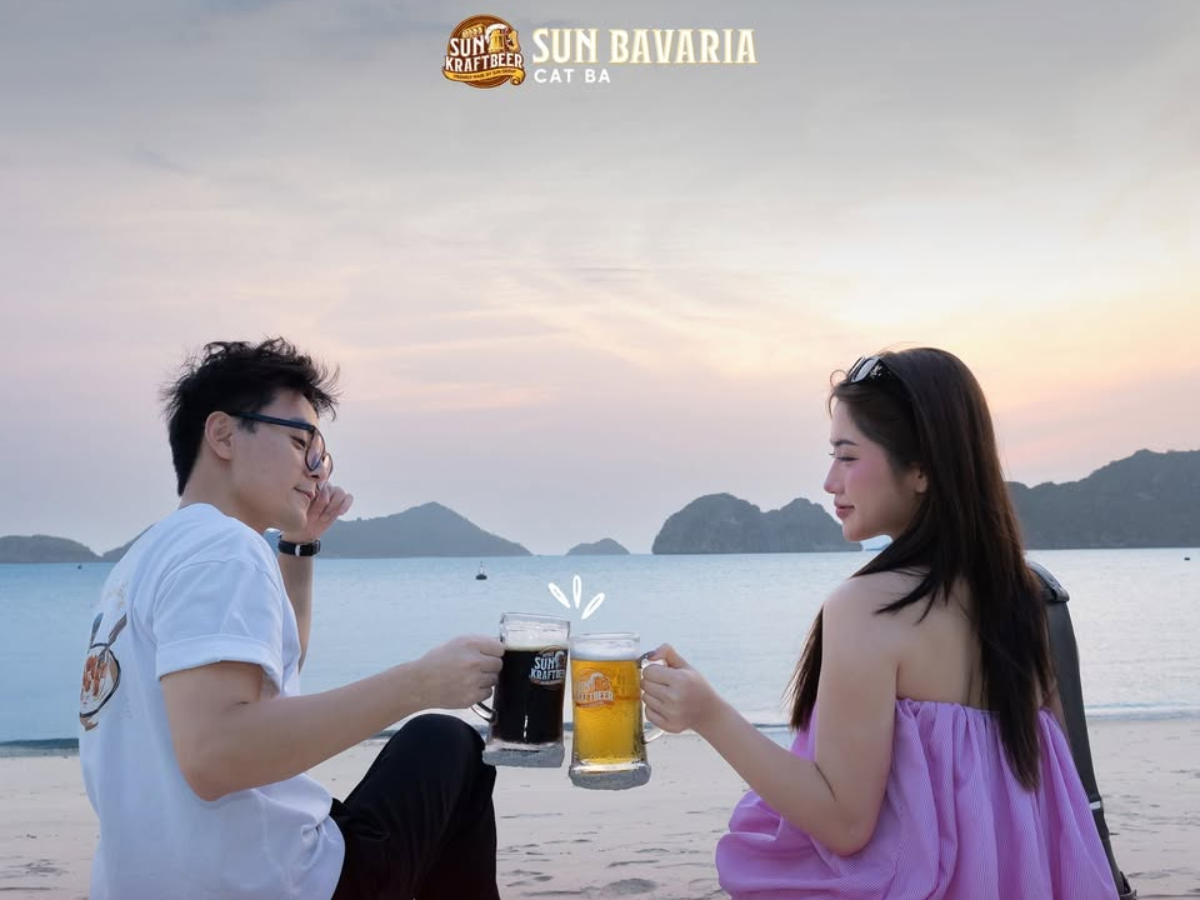 Sun Bavaria Cat Ba nổi bật với trải nghiệm bia thủ công Sun KraftBeer.&nbsp;
