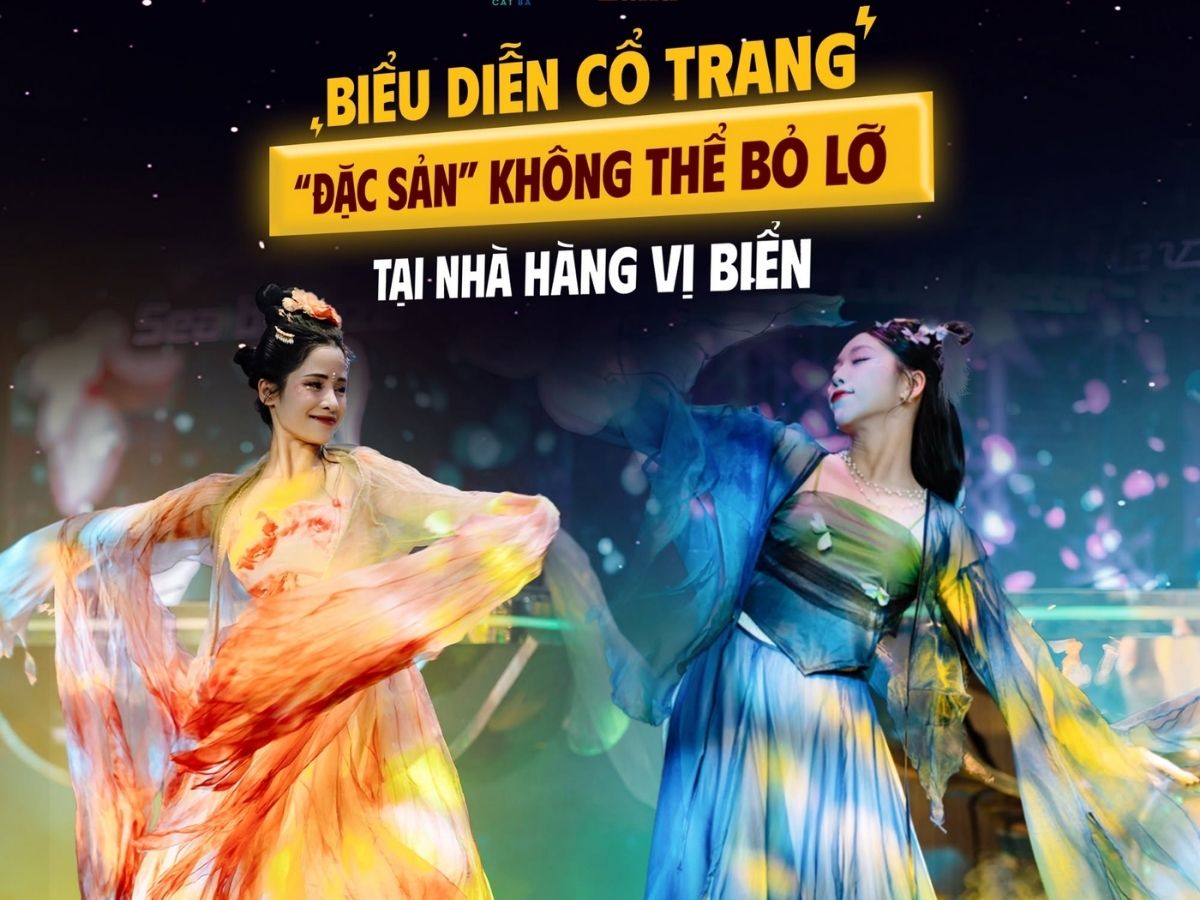 Khi hoàng hôn buông xuống, VUI-Fest Cat Ba trở thành điểm hẹn hấp dẫn với không gian phố đi bộ ven biển.