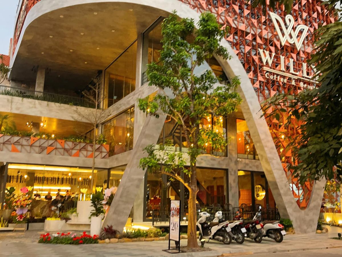 Quán cafe trang trí Giáng Sinh tại Hải Phòng