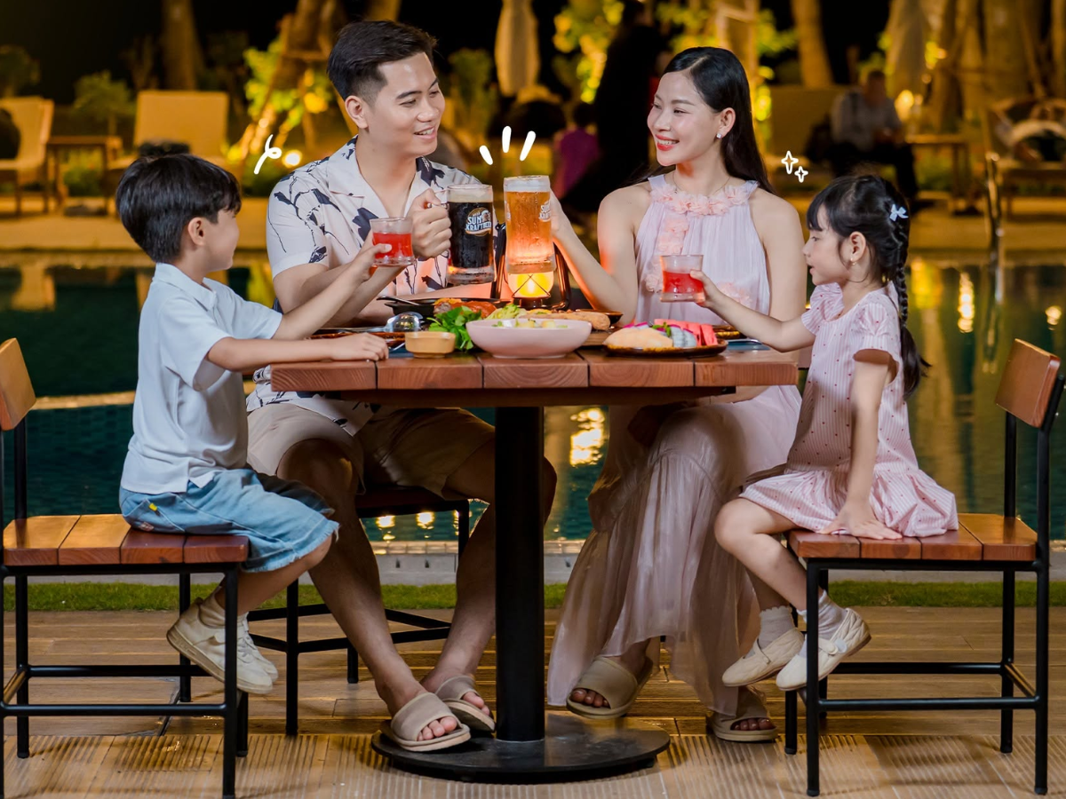 Thưởng thức ẩm thực tại Sun Bavaria Cat Ba