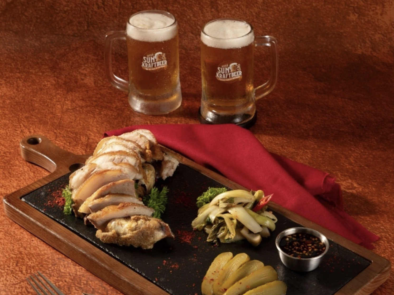 Dòng bia thủ công Sun KraftBeer được nấu theo quy trình tinh khiết truyền thống