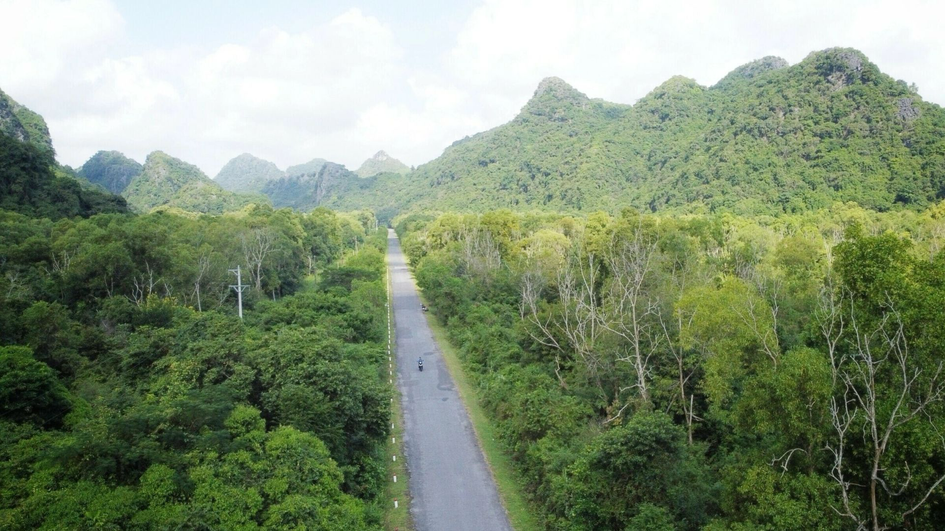 Tiết trời dịu mát giúp những hành trình đi bộ và khám phá thiên nhiên Cát Bà vào mùa thu trở nên dễ chịu hơn