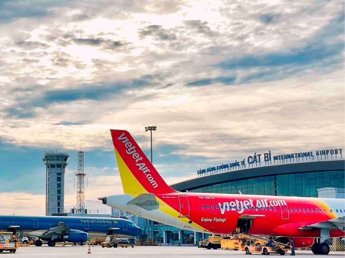 Cat Bi Hai Phong Airport has modern infrastructure.