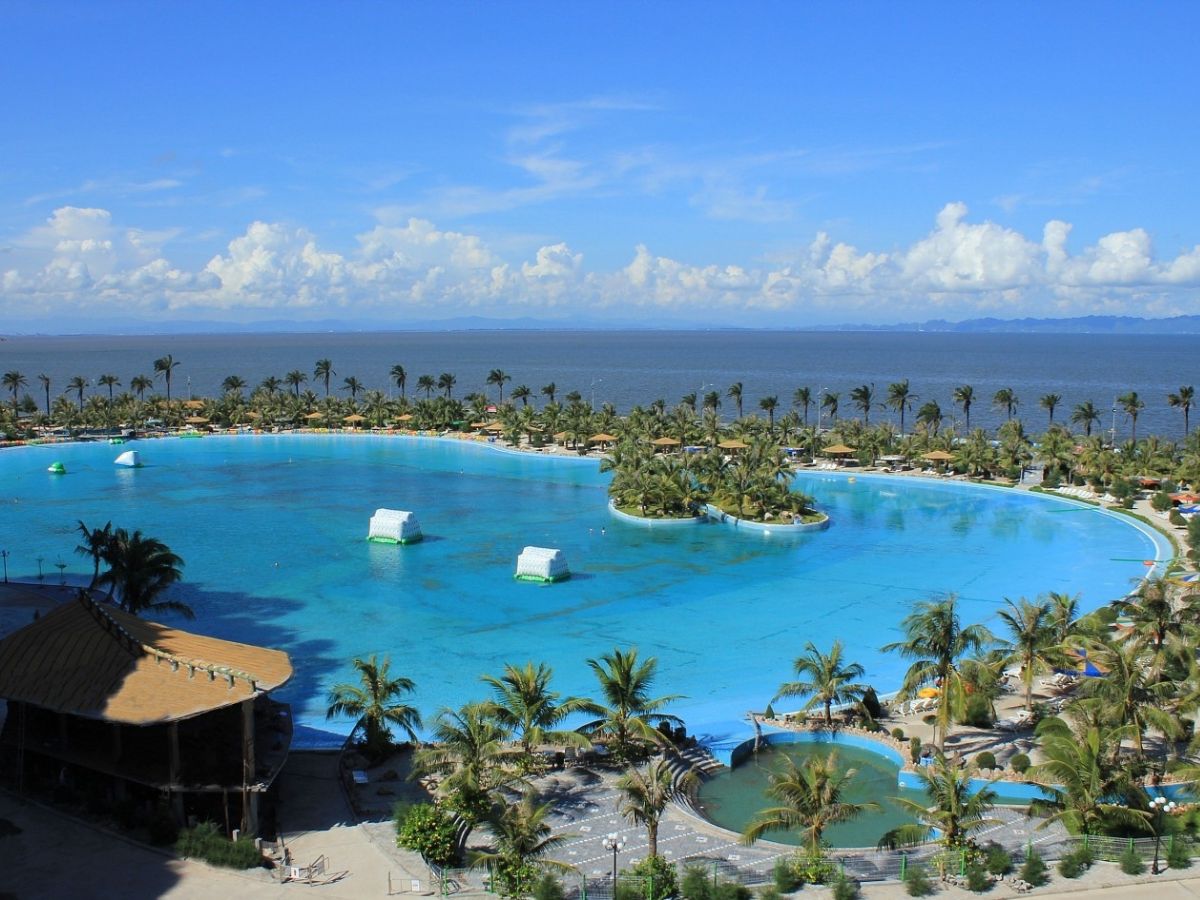 Bãi biển ở Hòn Dấu Hải Phòng xinh đẹp.