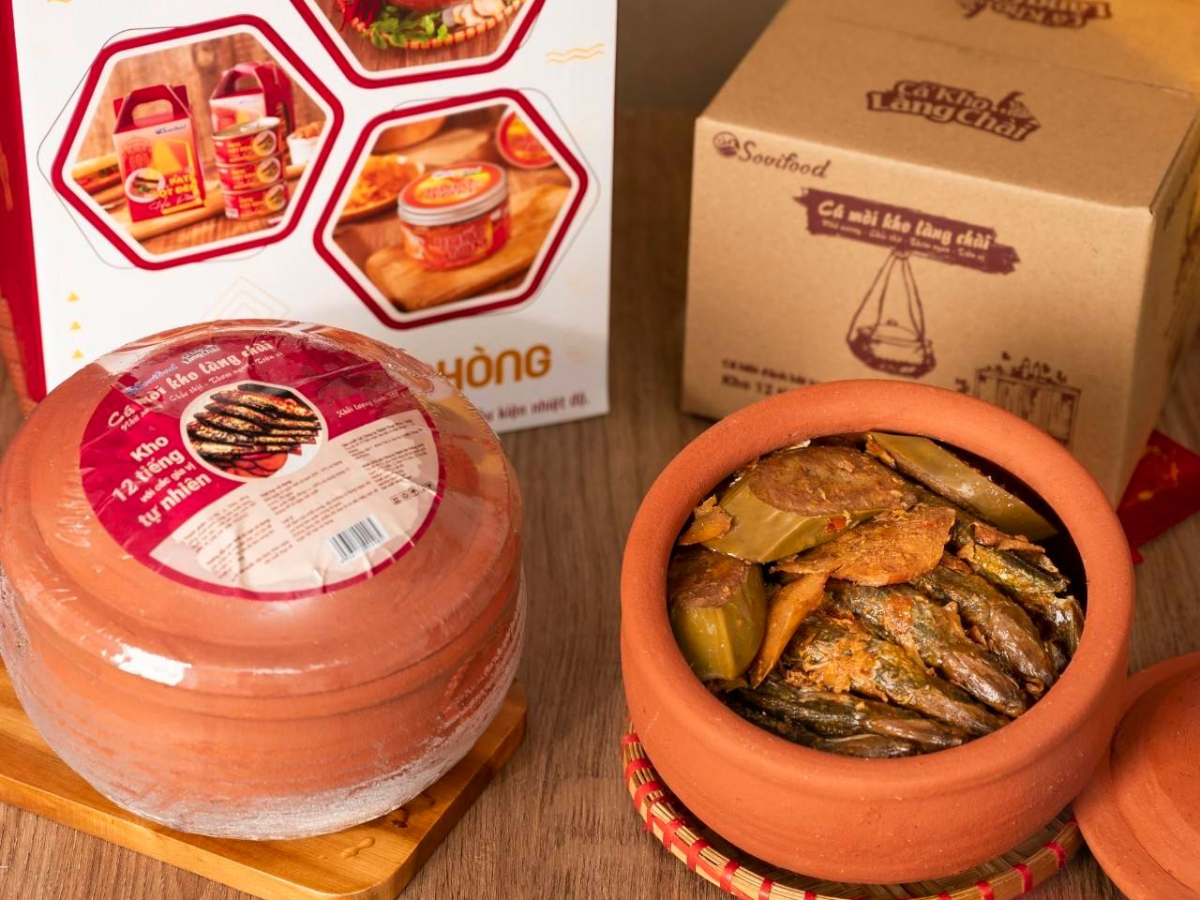 Cá mòi kho làng chài đạt chứng nhận OCOP 4 sao. 