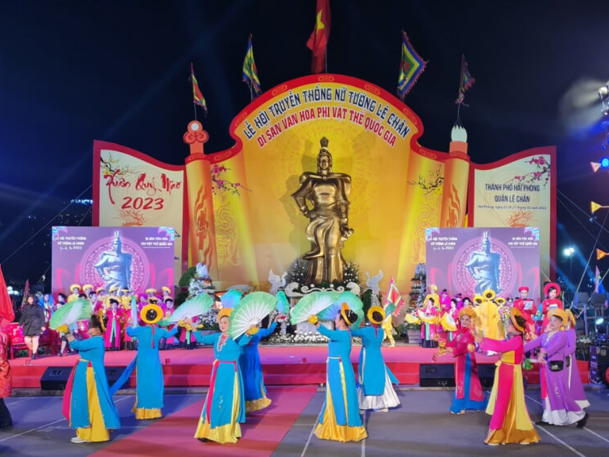 Lễ hội truyền thông nữ tướng Lê Chân.