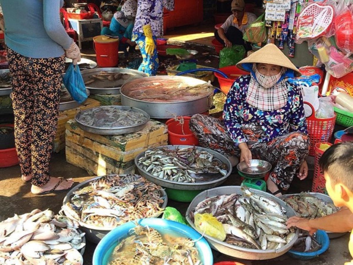 Chợ Cát Bà là một điểm mua hải sản lớn và nổi tiếng của miền Bắc. ( Chợ Cát Bà là một điểm mua hải sản lớn và nổi tiếng của miền Bắc. (