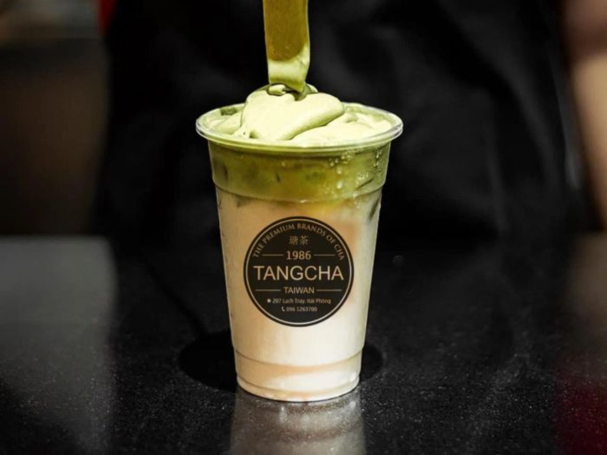 Trà sữa TangCha nổi tiếng Hải Phòng.